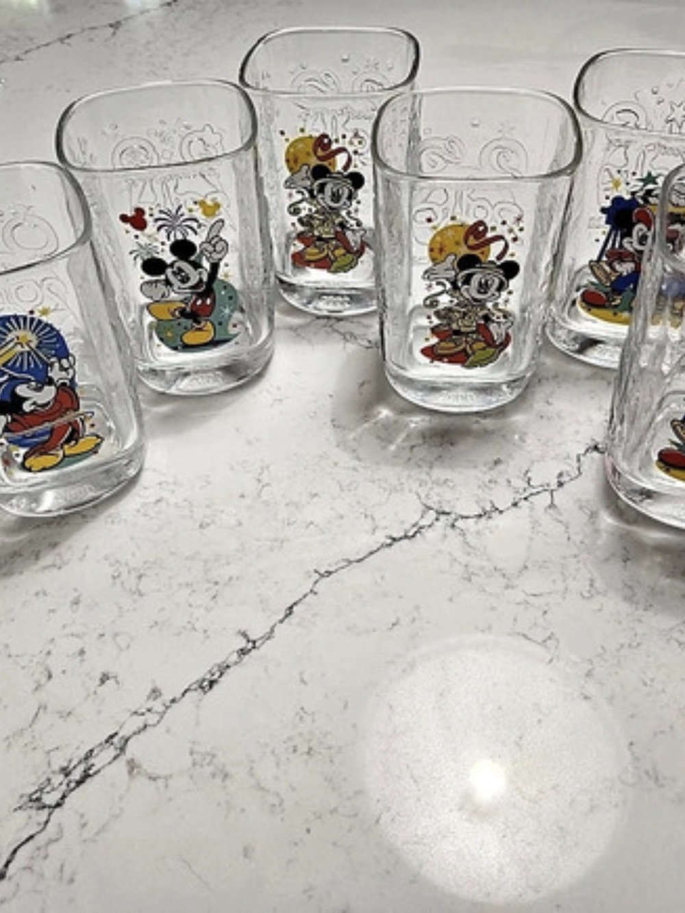 McDonald's Walt Disney World 2000 Millennium Celebration Mickey Mouse Glasses